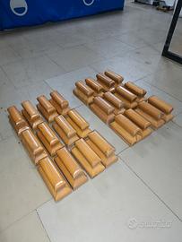 Appoggi in legno per ginnastica 