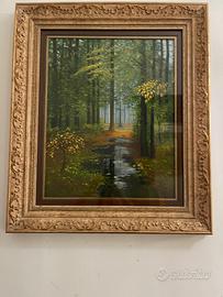 Quadri ad olio con cornice del pittore Anger Hans