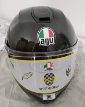 Casco AGV SPORTMODULAR Full Carbon, Lucido 
