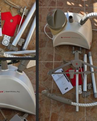stiratrice e igenizzante a vapore singer pro