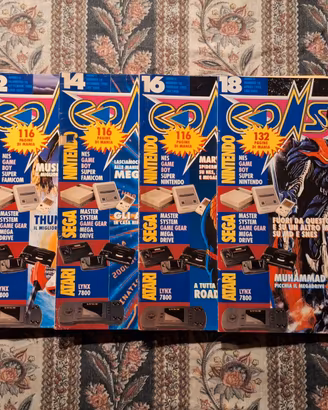 Numeri 11, 12, 14, 16, 18 rivista Consolemania
