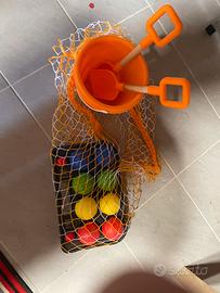 Bocce secchiello e 2 palette