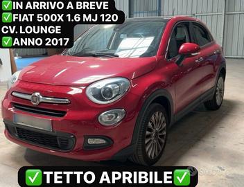 FIAT 500X 1.6 MJ 120 CV. LOUNGE TETTO+NAVI+CERCHI