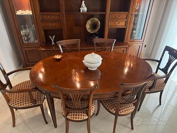 Tavolo da pranzo allungabile + 6 sedie