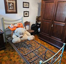 Struttura letto ferro battuto + Rete singola