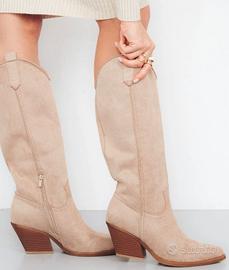 stivali camperos in camoscio numero 37