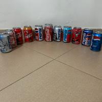 Lattine vintage coca cola e altre anni 90