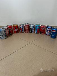 Lattine vintage coca cola e altre anni 90
