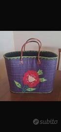 Borsa in paglia capiente