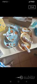 Set piatti e cucchiai Thun mulino bianco