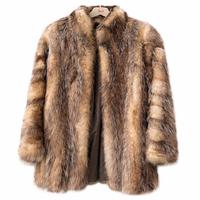 Pelliccia vera vintage elegante – colore naturale