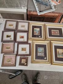 quadretti foglia oro 23 carati