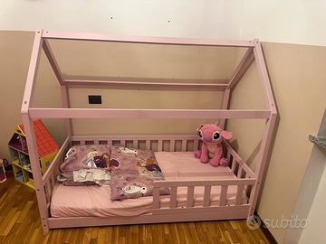 Letto a casetta Montessori 80x160