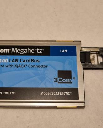 3Com Megahertz Fast Ethernet CardBus - RJ45