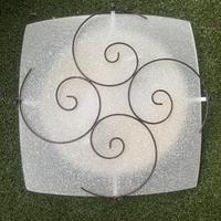 Lampadaro stile Murano con lampada inclusa