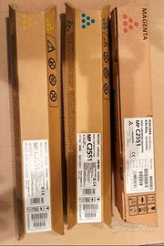 7 toner Ricoh originali Mp C2551,C6003