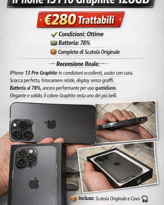 i phone 13 pro 128gb