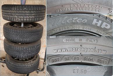4 Cerchi con Gomme Marangoni 205 55 R16 INVERNALI