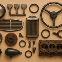 STOCK RICAMBI AUTO D'EPOCA E AUTO MODERNE