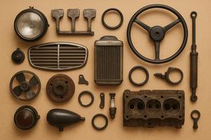 STOCK RICAMBI AUTO D'EPOCA E AUTO MODERNE