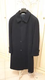 Cappotto loden blu uomo taglia 48