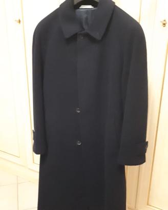 Cappotto loden blu uomo taglia 48