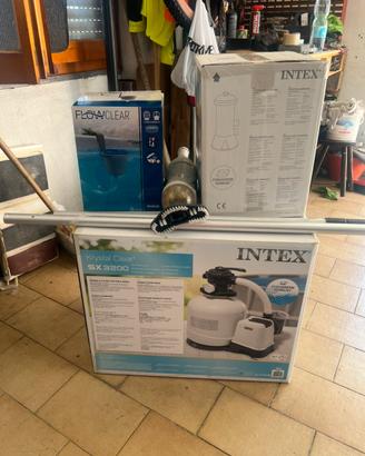 Filtro intex krystal clear SX3200 piu accessori