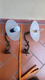 coppia lampade a parete 