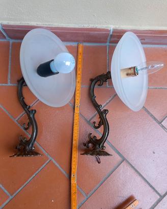 coppia lampade a parete 