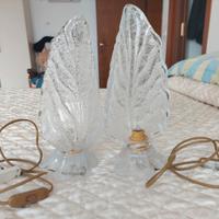 Coppia di lampade vetro di Murano sylcom art.91L
