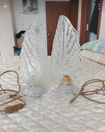 Coppia di lampade vetro di Murano sylcom art.91L