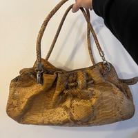Borsa in vera pelle di serpente Vintage