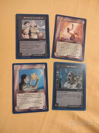 Card carte lord of the ring signore degli anelli
