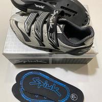 Scarpe SPIUK bici da corsa tagl. 40 argento e nero