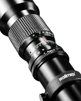 Teleobiettivo 500mm - 1000mm obiettivo T2 Nikon F