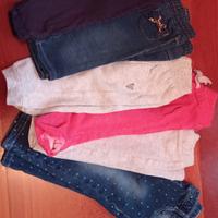 Jeans e pantaloni bambina taglia 12 mesi