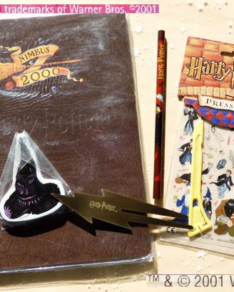 Vintage HARRY POTTER Segnalibro Trasferelli Gomma
