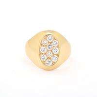 Anello da mignolo in oro giallo