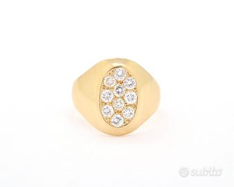 Anello da mignolo in oro giallo