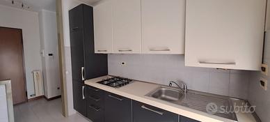 Cucina moderna completa di elettrodomestici