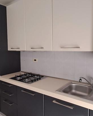 Cucina moderna completa di elettrodomestici