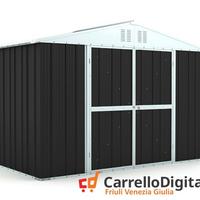 Box giardino lamiera zincata 327x155 nero