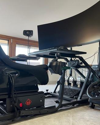 Simulatore guida cockpit e sedile Simoni Racing