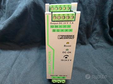 Phoenix Contact Quint 24V 5A Alimentatore