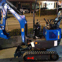 mini escavatore 10q diesel carro allargabile Rippa