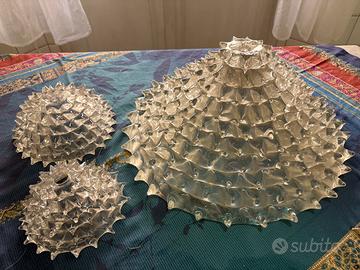 Lampadario murano vetro rostrato Barovier