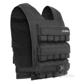 giubbotto zavorrato 30kg gilet  regolabile