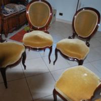 Set di Sedie Epoca Vittoriana