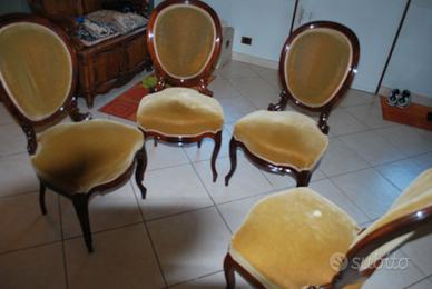 Set di Sedie Epoca Vittoriana