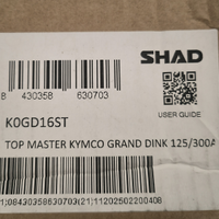 Portapacchi Per Bauletto SHAD TOP MASTER per Kymco